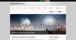 Desktop Screenshot of medianet-group.it